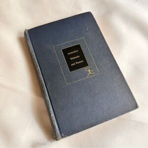 Aristotle's Rhetoric and Poetics Blue Hardcover Book